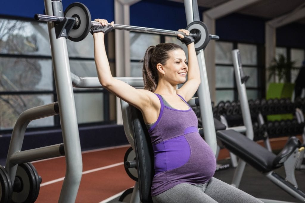 pregnant weightlifting