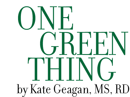 One green thing