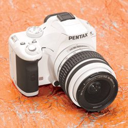 Pentax K2000 With Two Lens Kit in White