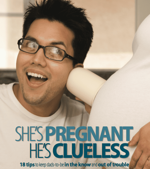 She's pregnant - he's clueless