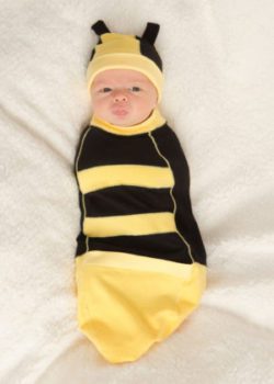 cute, easy, and safe baby swaddle