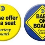 Baby on Board subway button