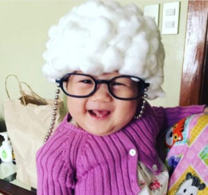 old lady baby halloween costume