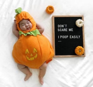 baby pumpkin halloween costume